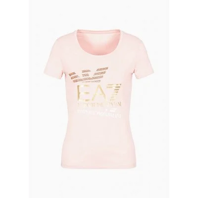 Camiseta Armani Rosa Logo...