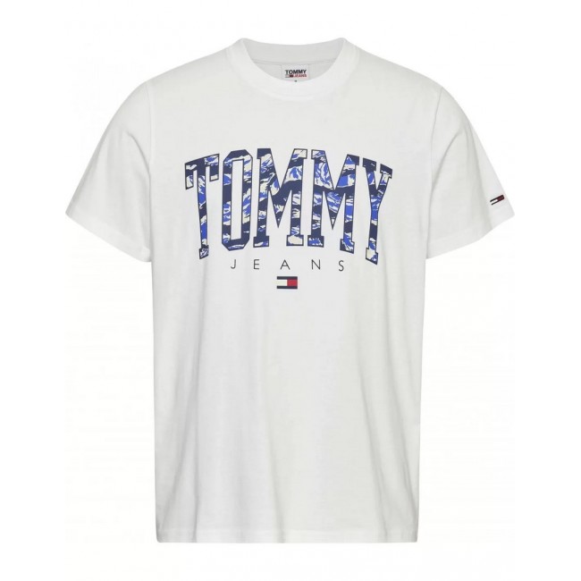 Camiseta Tommy Hilfiger Blanca Logo...