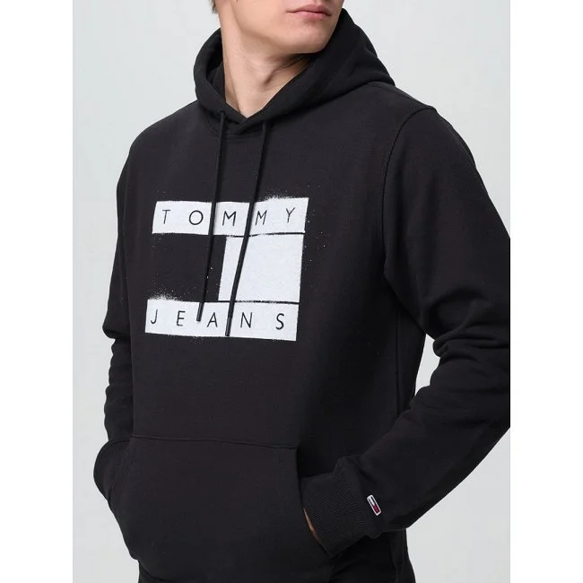 Sudadera Tommy Hilfiger Negra Hombre