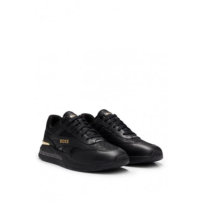 Boss Outlet Hugo Boss Rebajas Hombre Zapatillas Boss Negras Ecool