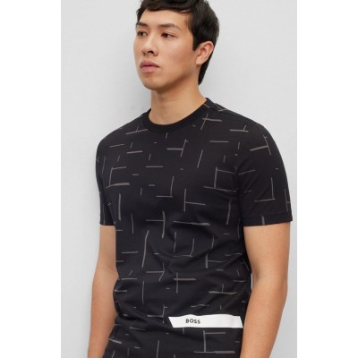 Camiseta Boss Negra Logo... 2