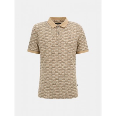 Camiseta Guess Beige Estampada