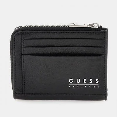 Monedero Guess Negro Logo...