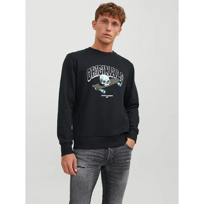 Sudadera Jack & Jones Negra Hombre