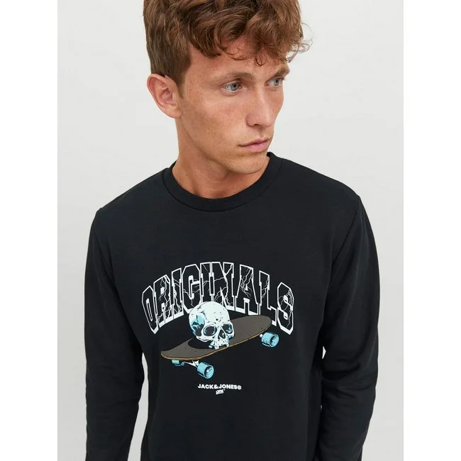 Sudadera Jack & Jones Negra Hombre