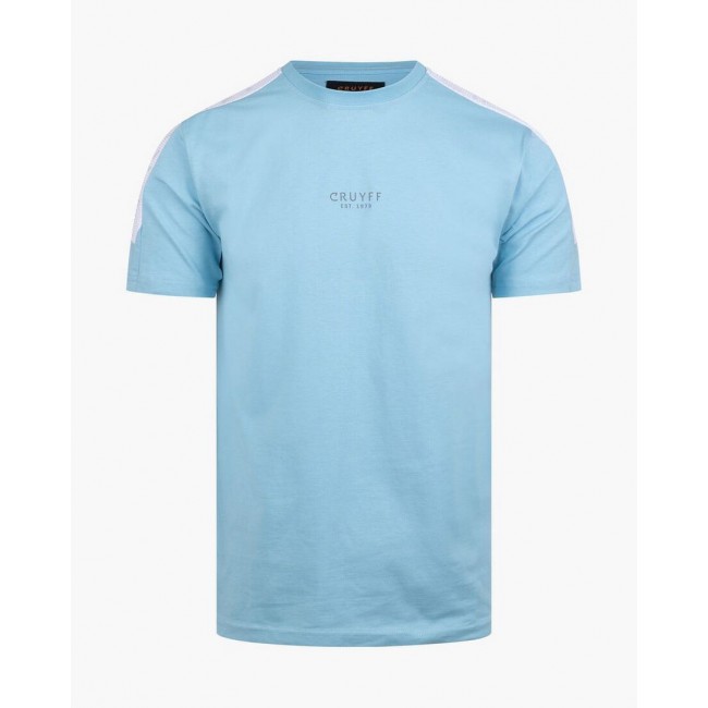 Camiseta Cruyff Azul Logo Frontal