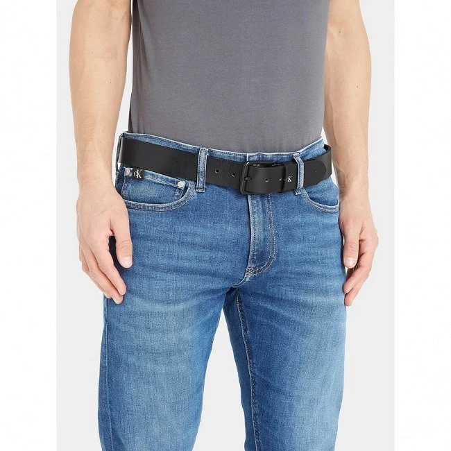 Cinturón Calvin Klein Negro Hombre