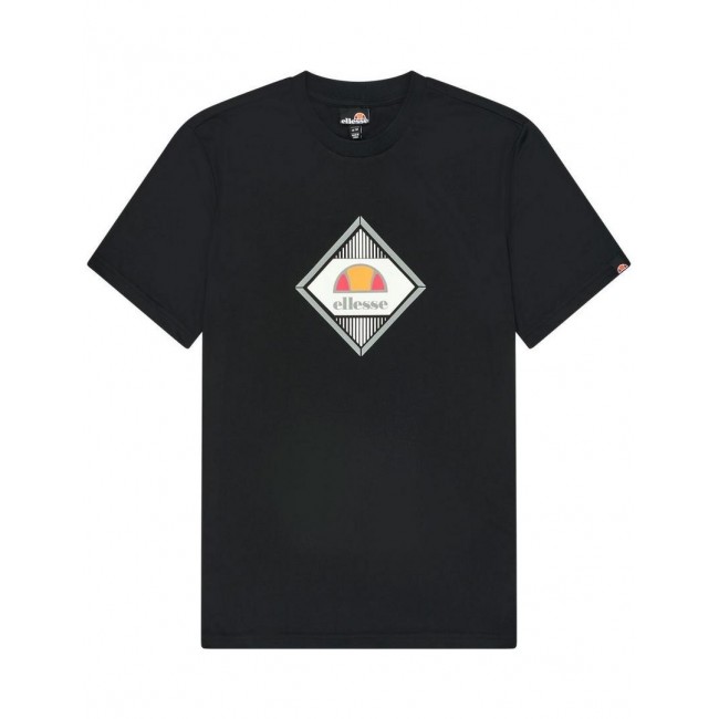 Camiseta Ellesse Negra Logo Frontal
