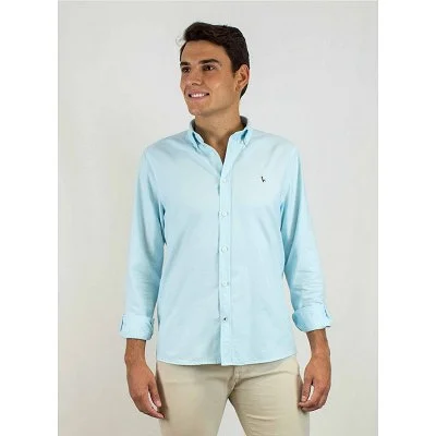 Camisa Patadegallo Turquesa...
