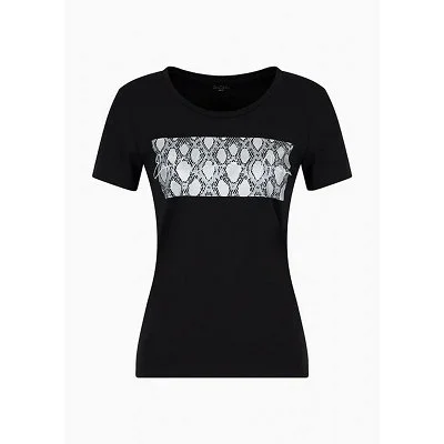 Camiseta Armani Negra Logo...