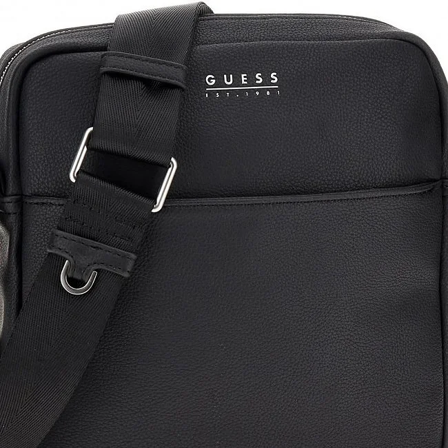 Bandolera Guess Negra Hombre