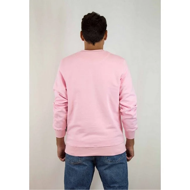 Sudadera Patadegallo Rosa Hombre