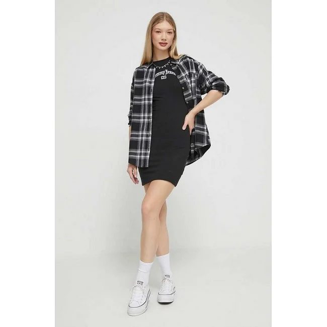 Vestido Tommy Hilfiger Negro Mujer