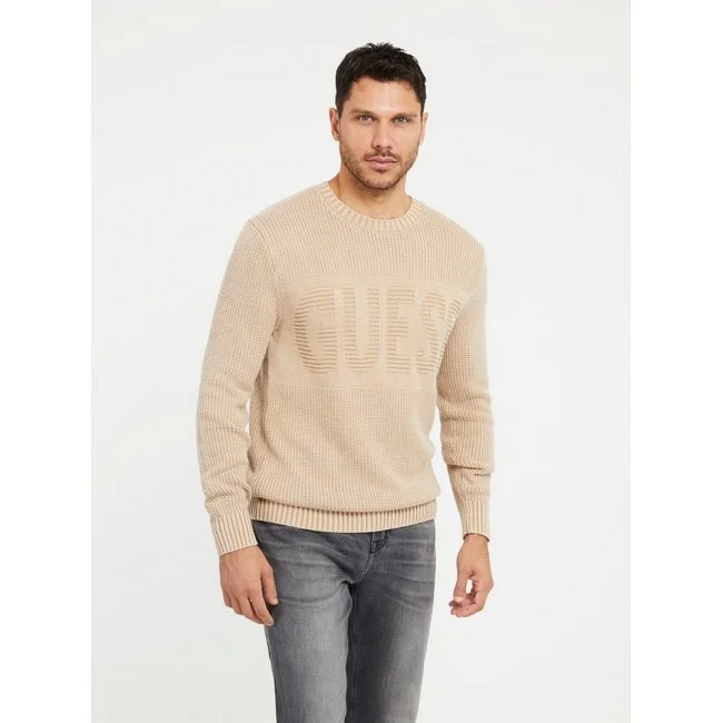 Jersey Guess Beige Hombre