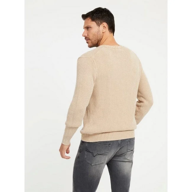 Jersey Guess Beige Hombre