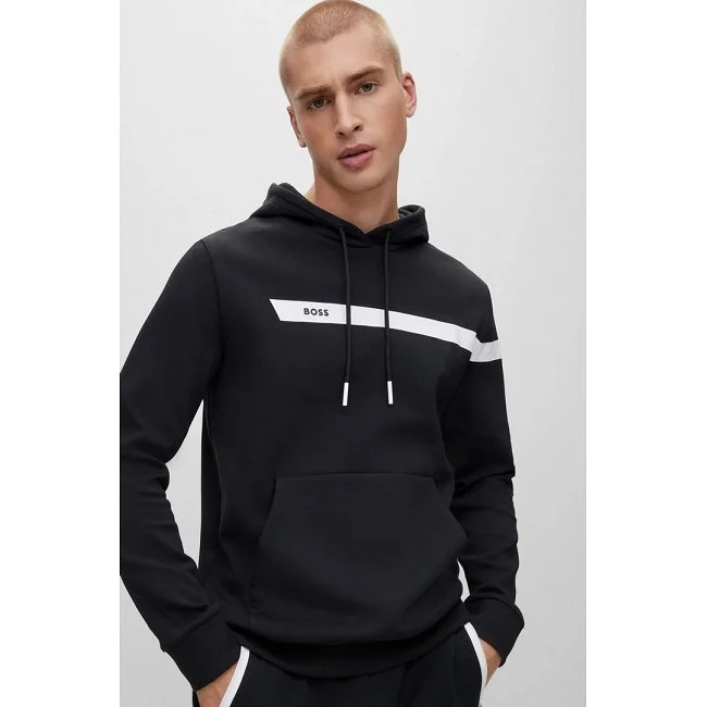 Sudadera Boss Negra Hombre