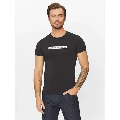 Camiseta Armani Negra Logo...
