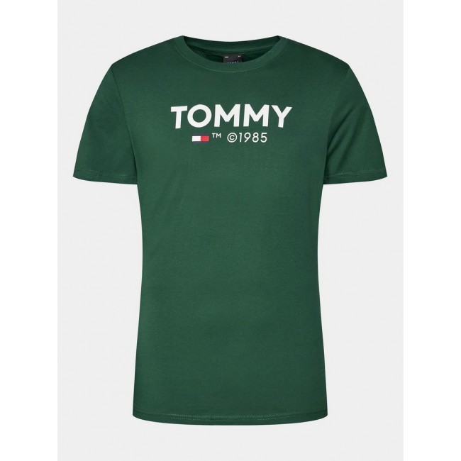 Camiseta Tommy Hilfiger Verde Logo...