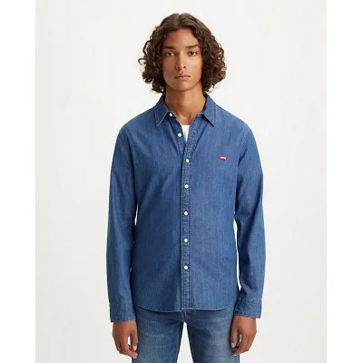 Camisa Levi\'s Azul Logo...