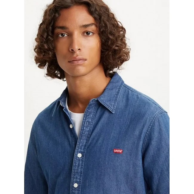 Camisa Levi's Azul Hombre