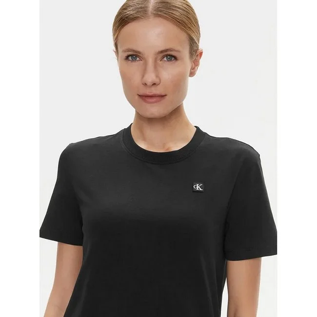 Camiseta Calvin Klein Negra Mujer