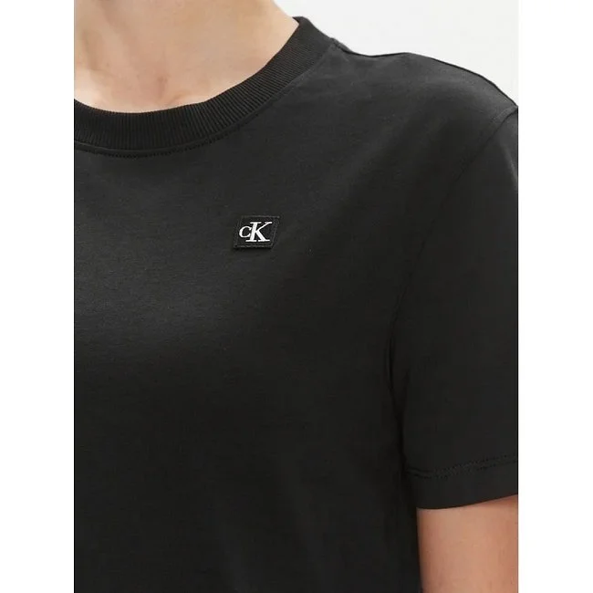 Camiseta Calvin Klein Negra Mujer
