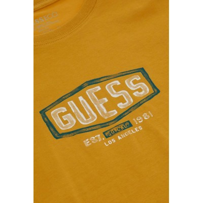Camiseta Guess Hombre Naranja 2