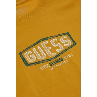 Camiseta Guess Hombre Naranja 2
