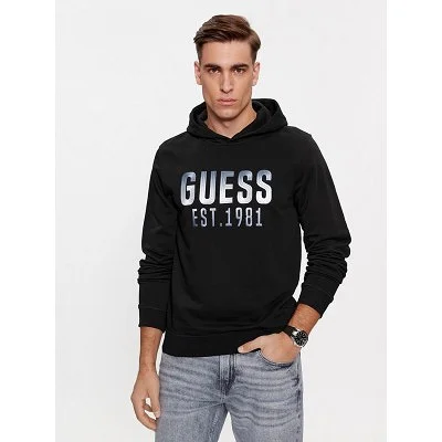 Sudadera Guess Hombre Negra...