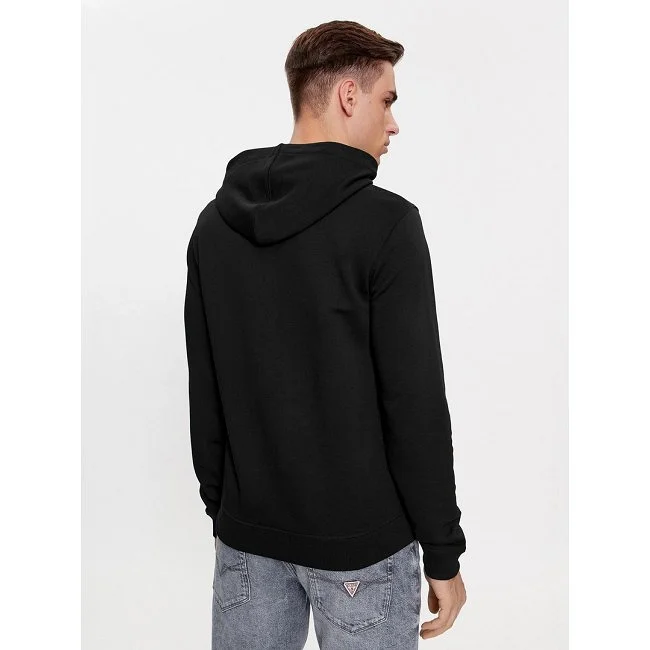 Sudadera Guess Hombre Negra Capucha