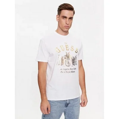 Camiseta Guess Hombre Blanca