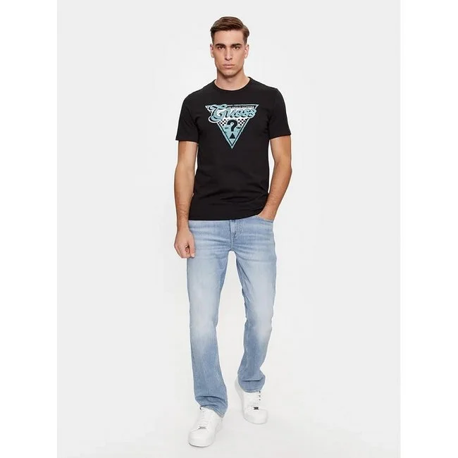 Camiseta Guess Hombre Negra