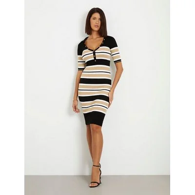 Vestido Guess Negro y Beige...