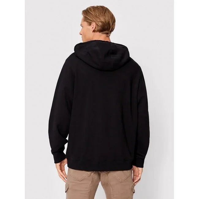 Sudadera Guess Hombre Negra Capucha