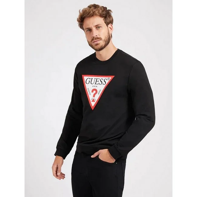 Sudadera Guess Hombre Negra Sudadera Guess Hombre Negra