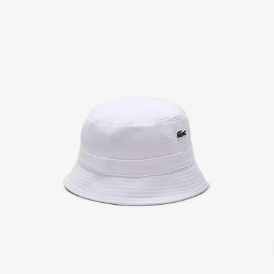 Gorro Lacoste Blanco Logo...