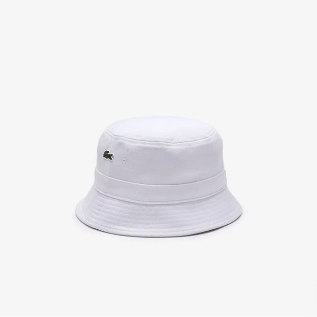 Gorro Lacoste Blanco Hombre