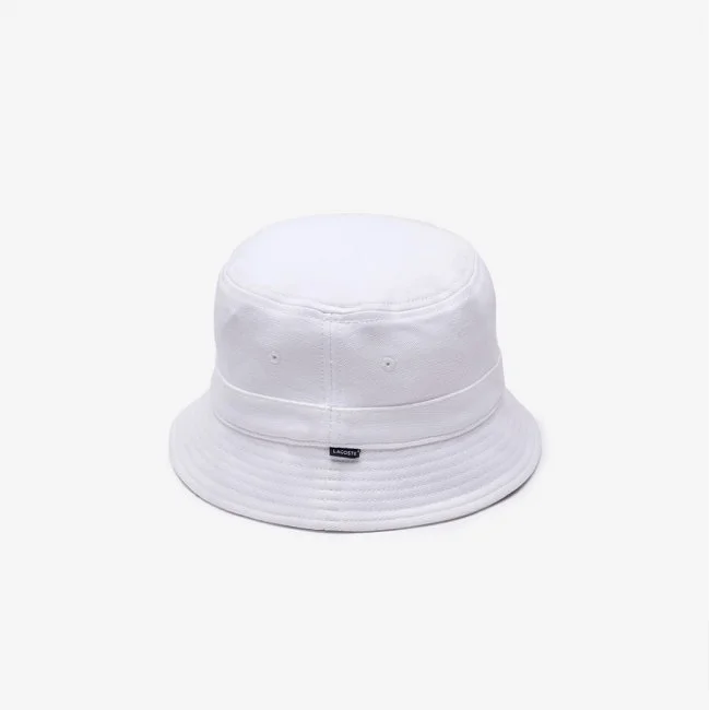 Gorro Lacoste Blanco Hombre