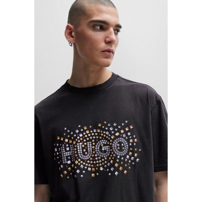 Camiseta Hugo Negra Logo... 2
