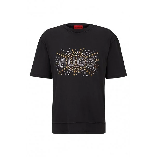 Camiseta Hugo Negra Hombre