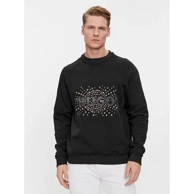 Sudadera Hugo Negra Logo...