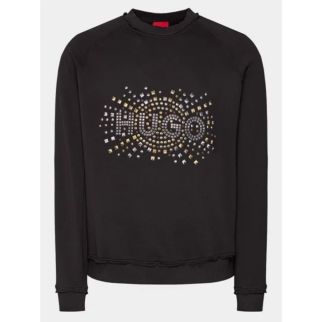 Sudadera Hugo Negra Hombre