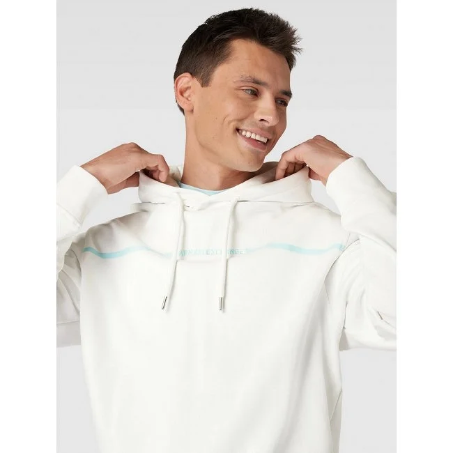 Sudadera Armani Exchange Blanca Hombre
