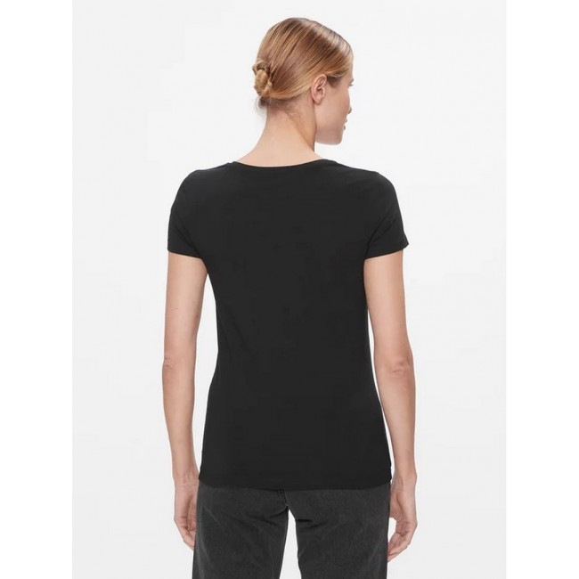 Perfume Shaheen Camiseta Emporio Armani Negra Logo Frontal