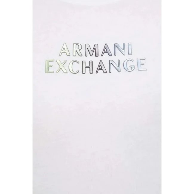Camiseta Armani Exchange Blanca Mujer
