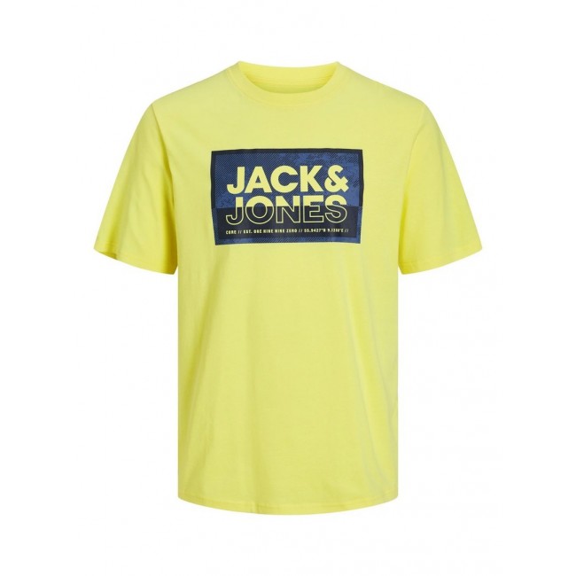 Camiseta Jack & Jones Amarilla Logo...