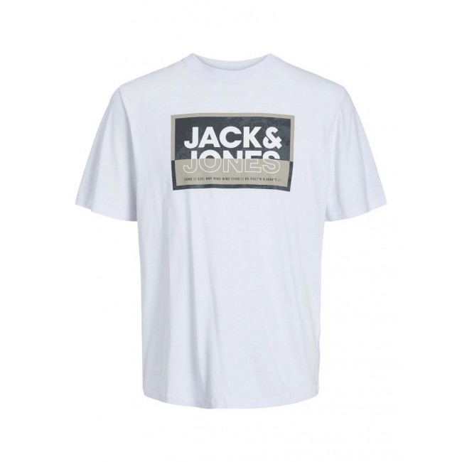 Camiseta Jack & Jones Blanca Logo...