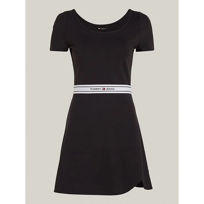 Vestido Tommy Hilfiger Negro Mujer
