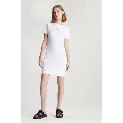 Vestidos blancos hot sale calvin klein