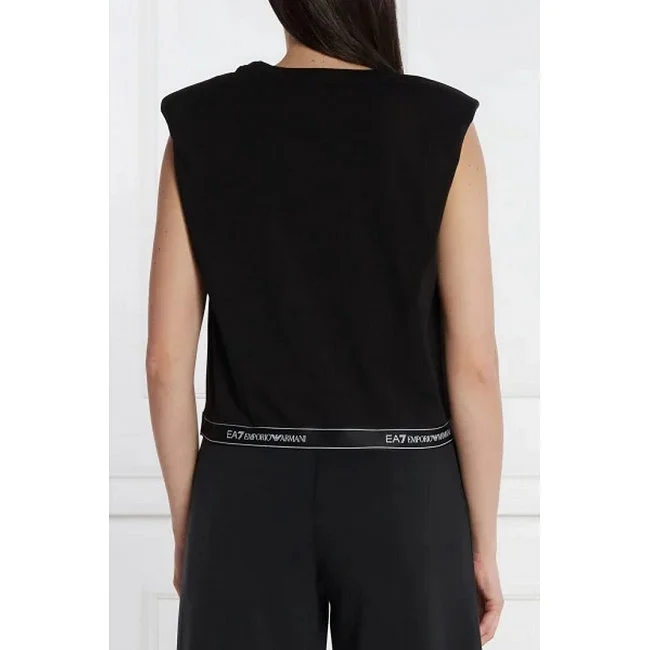 Camiseta Armani Negra Mujer